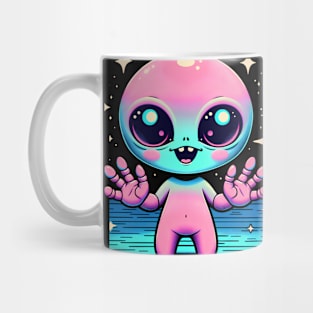 Cute Creepy Alien Monster Kawaii Anime Mug